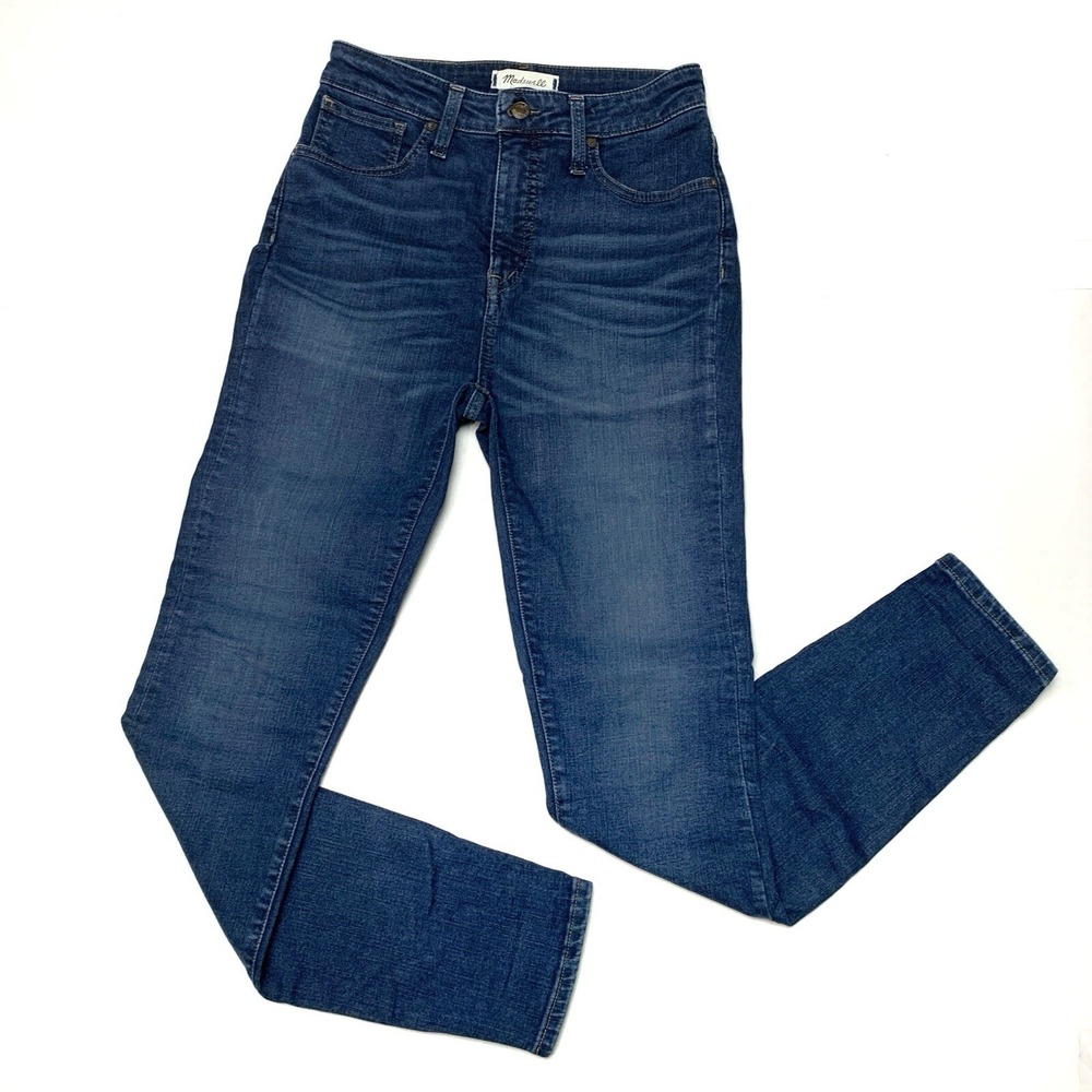 Madewell Women's Curvy High-Rise‎ Skinny Jeans  Size 26 Hayes Wash Model K4312